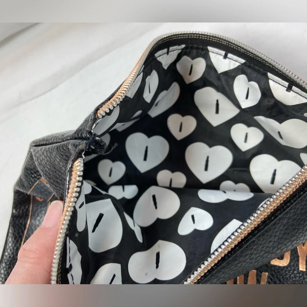Sephora Make Up Bag, All Dressed Up & Ready to Glow 8x8.5”‎ Breakups to Makeup
